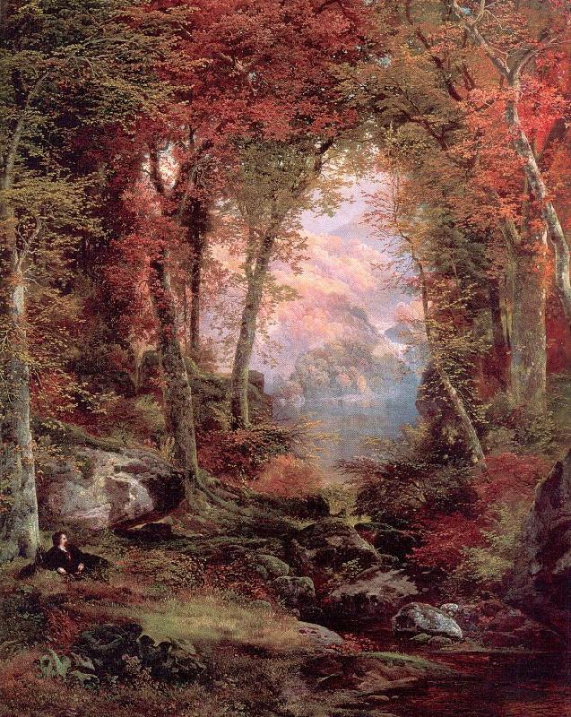 Moran, Thomas The Autumnal Woods china oil painting image